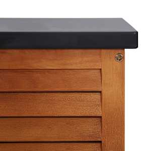 Zahradní úložný box 150 x 50 x 55 cm masivní eukalyptus - obrázek 8