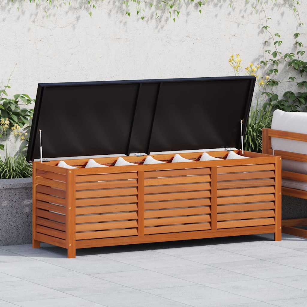 Záhradný úložný box 150x50x55 cm masívne eukalyptové drevo 47286