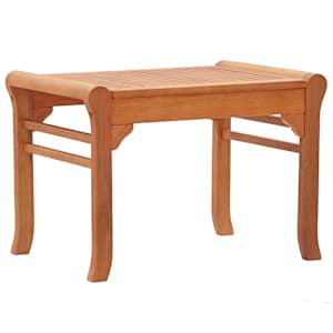 Zahradní lavice 64 cm masivní eukalyptus - obrázek 1