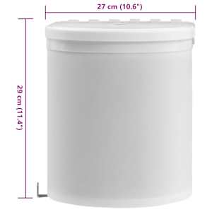 Kuchyňský vestavný odpadkový koš plast 8 l - obrázek 8