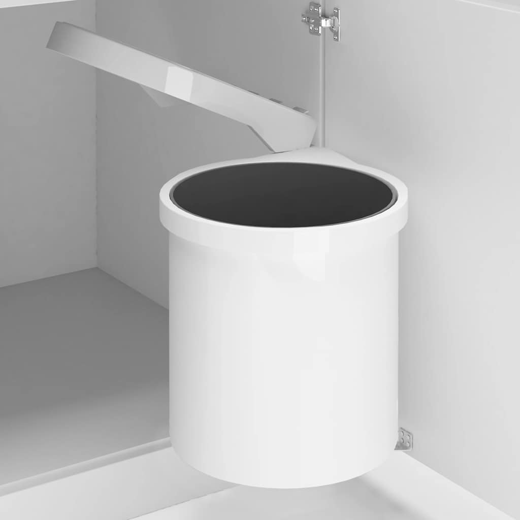vidaXL Coș de gunoi încorporat de bucătărie, 8 L, plastic