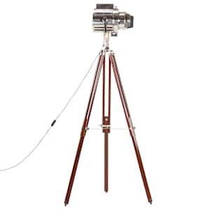 Stojací lampa na stativu masivní mangovníkové dřevo 180 cm - obrázek 3