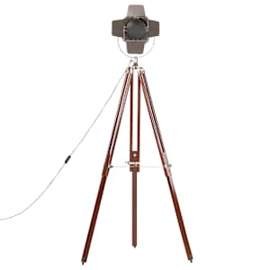 Stojací lampa na stativu masivní mangovníkové dřevo 180 cm - obrázek 6