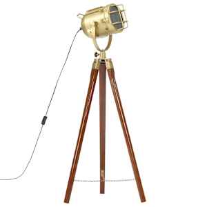 Stojací lampa na stativu masivní mangovníkové dřevo 97 cm - obrázek 2