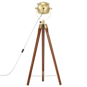 Stojací lampa na stativu masivní mangovníkové dřevo 97 cm - obrázek 6