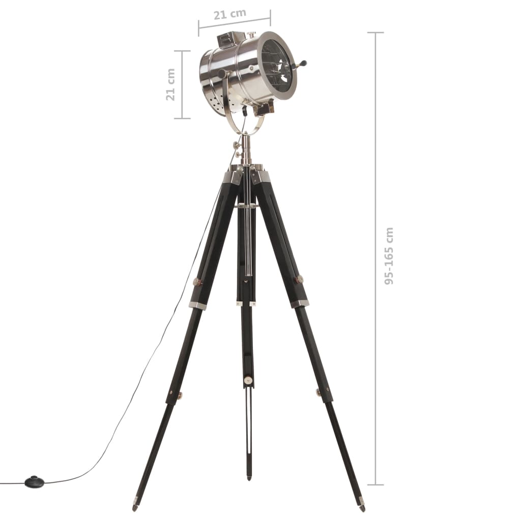 Stojací lampa na stativu masivní mangovníkové dřevo 165 cm - obrázek 15