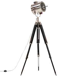 Stojací lampa na stativu masivní mangovníkové dřevo 165 cm - obrázek 2