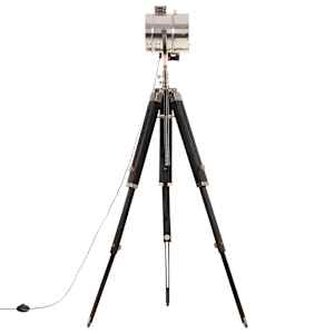 Stojací lampa na stativu masivní mangovníkové dřevo 165 cm - obrázek 5