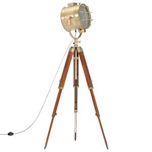 Stojací lampa na stativu masivní mangovníkové dřevo 165 cm - obrázek 2