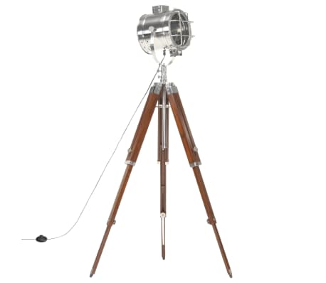 vidaXL Gulvlampe med stativ heltre mango 165 cm