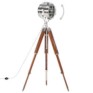 Stojací lampa na stativu masivní mangovníkové dřevo 165 cm - obrázek 3
