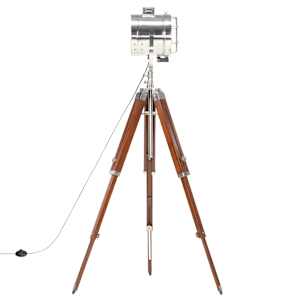 Stojací lampa na stativu masivní mangovníkové dřevo 165 cm - obrázek 4