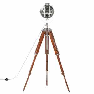 Stojací lampa na stativu masivní mangovníkové dřevo 165 cm - obrázek 5