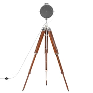 Stojací lampa na stativu masivní mangovníkové dřevo 165 cm - obrázek 6