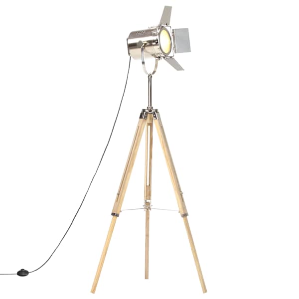 vidaXL kolme jalaga p&otilde;randalamp, mangopuit, 140 cm