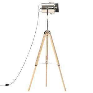 Stojací lampa na stativu masivní mangovníkové dřevo 140 cm - obrázek 4