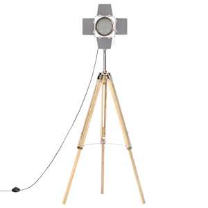 Stojací lampa na stativu masivní mangovníkové dřevo 140 cm - obrázek 6
