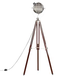 Stojací lampa na stativu masivní mangovníkové dřevo 180 cm - obrázek 5