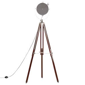 Stojací lampa na stativu masivní mangovníkové dřevo 180 cm - obrázek 6