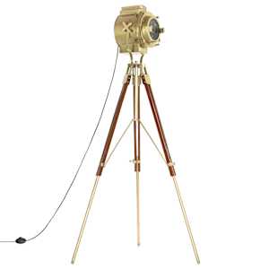 Stojací lampa na stativu masivní mangovníkové dřevo 193 cm - obrázek 2