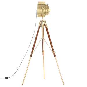 Stojací lampa na stativu masivní mangovníkové dřevo 193 cm - obrázek 4