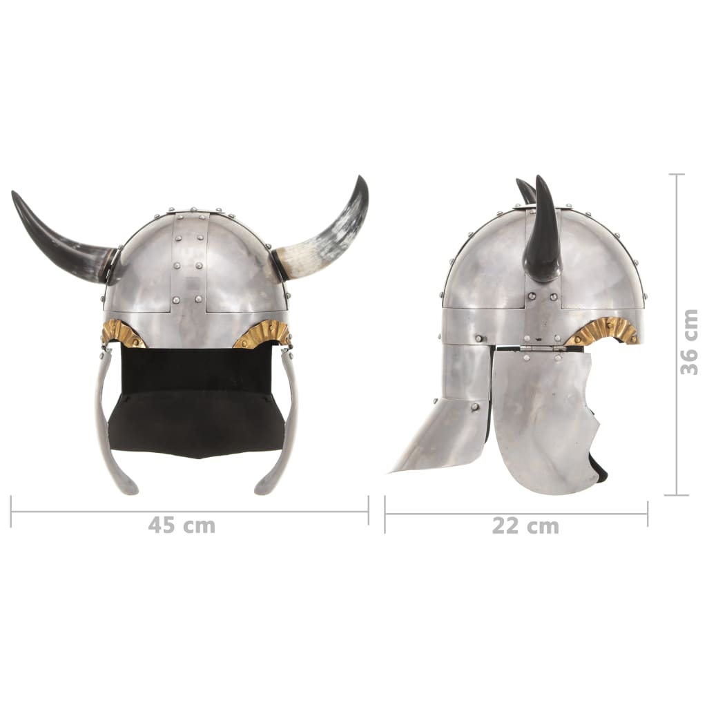 Casque De Viking Pour Gn Argenté Acier Leb Cdiscount Jeux Jouets 