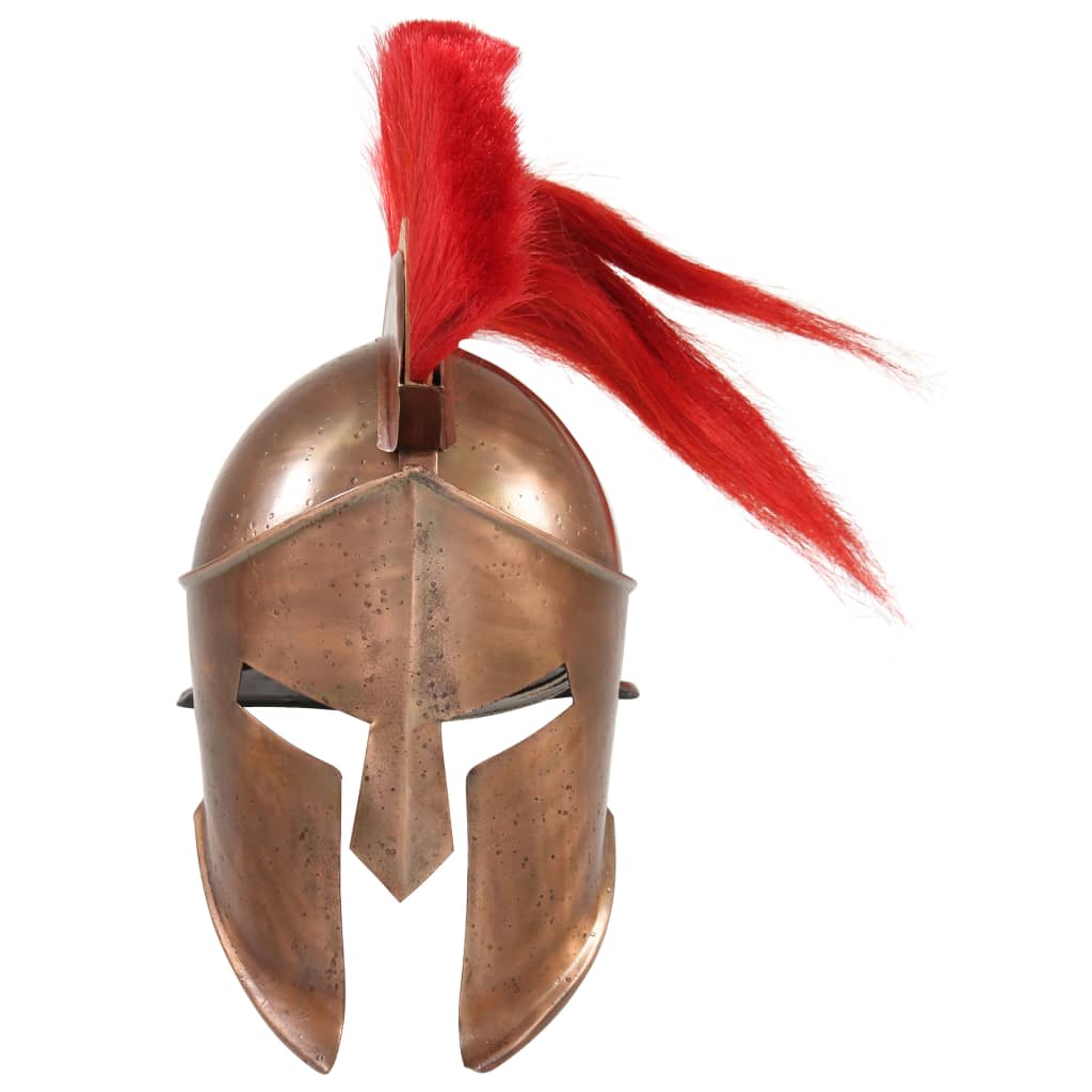 

vidaXL Soldatenhelm Grieks replica LARP staal koperkleurig