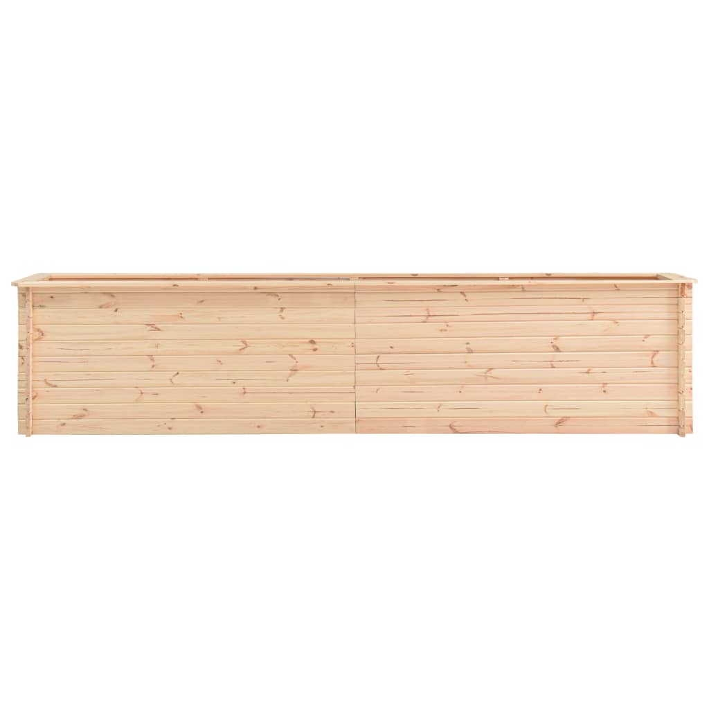 vidaXL Sodo lovelis, 450x50x80,5cm, pušies mediena, aukštas