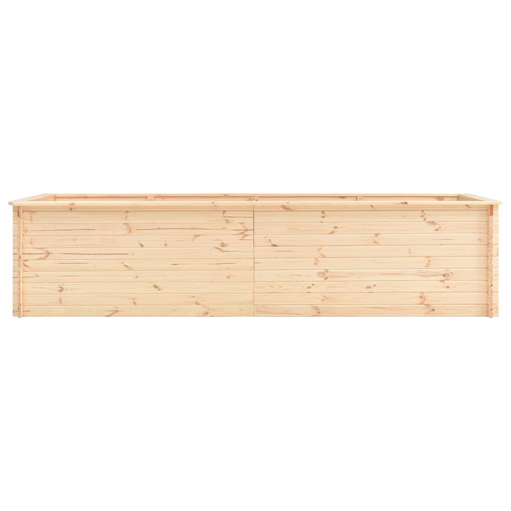 vidaXL Arriate de madera de pino 19 mm 450x100x80,5 cm