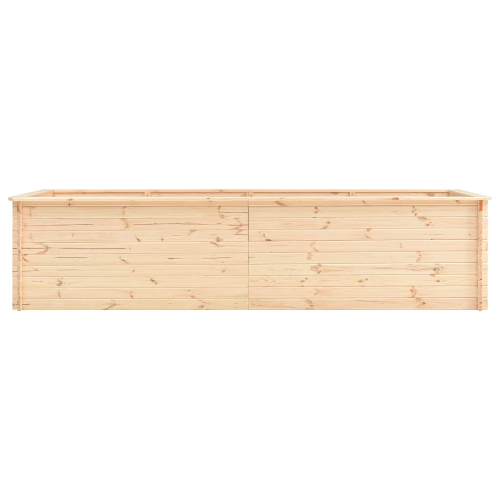 

vidaXL Plantenbak verhoogd 19 mm 450x100x80,5 cm grenenhout