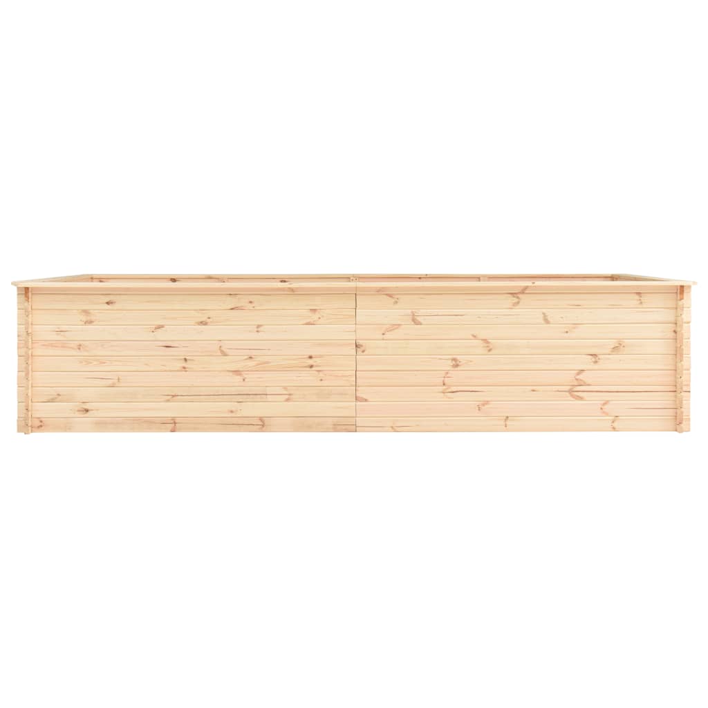 

vidaXL Plantenbak verhoogd 19 mm 450x150x80,5 cm grenenhout