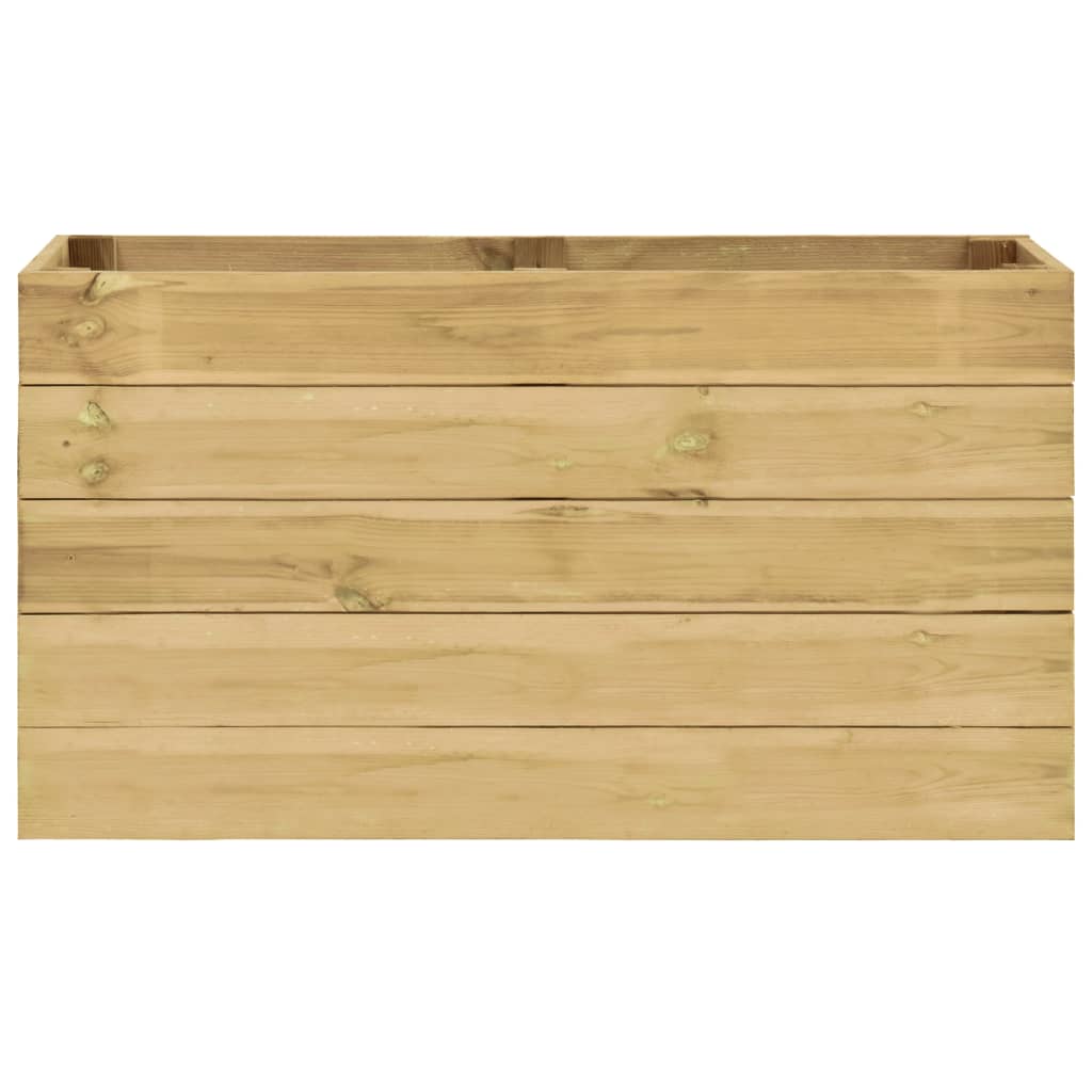 vidaXL Strat înălțat de grădină, 100x50x54 cm, lemn de pin tratat