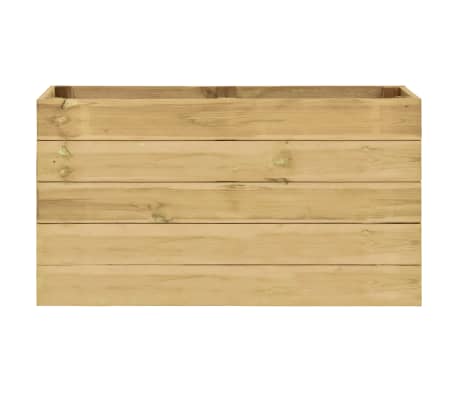 vidaXL Strat înălțat de grădină, 100x50x54 cm, lemn de pin tratat