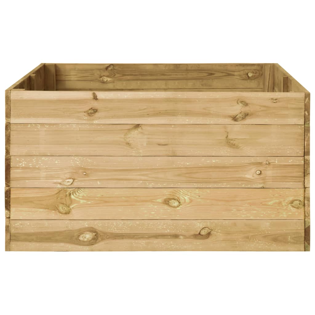 

vidaXL Plantenbak verhoogd 150x100x54 cm geïmpregneerd grenenhout