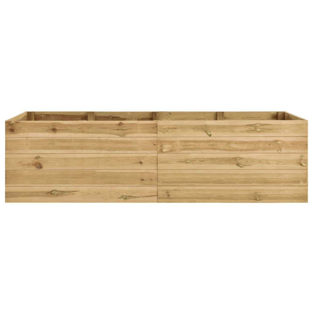 

vidaXL Plantenbak verhoogd 200x100x54 cm geïmpregneerd grenenhout