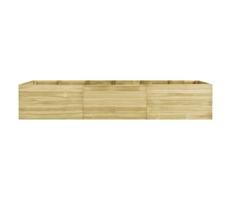 vidaXL Arriate de madera de pino impregnada 300x100x54 cm