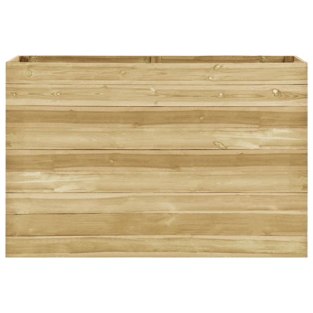 vidaXL Arriate de madera de pino impregnada 150x50x97 cm