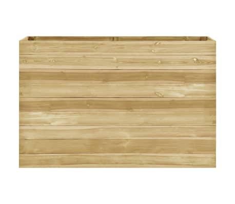 vidaXL Canteiro elevado para jardim 150x50x97 cm pinho impregnado