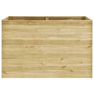 vidaXL Sodo lovelis, 150x100x97cm, impregnuota pušies mediena, aukštas