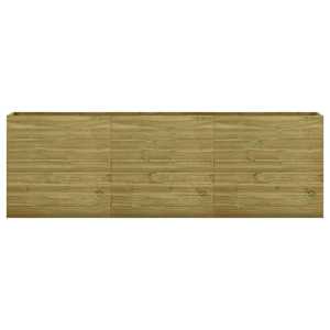 vidaXL Sodo lovelis, 300x50x97cm, impregnuota pušies mediena, aukštas