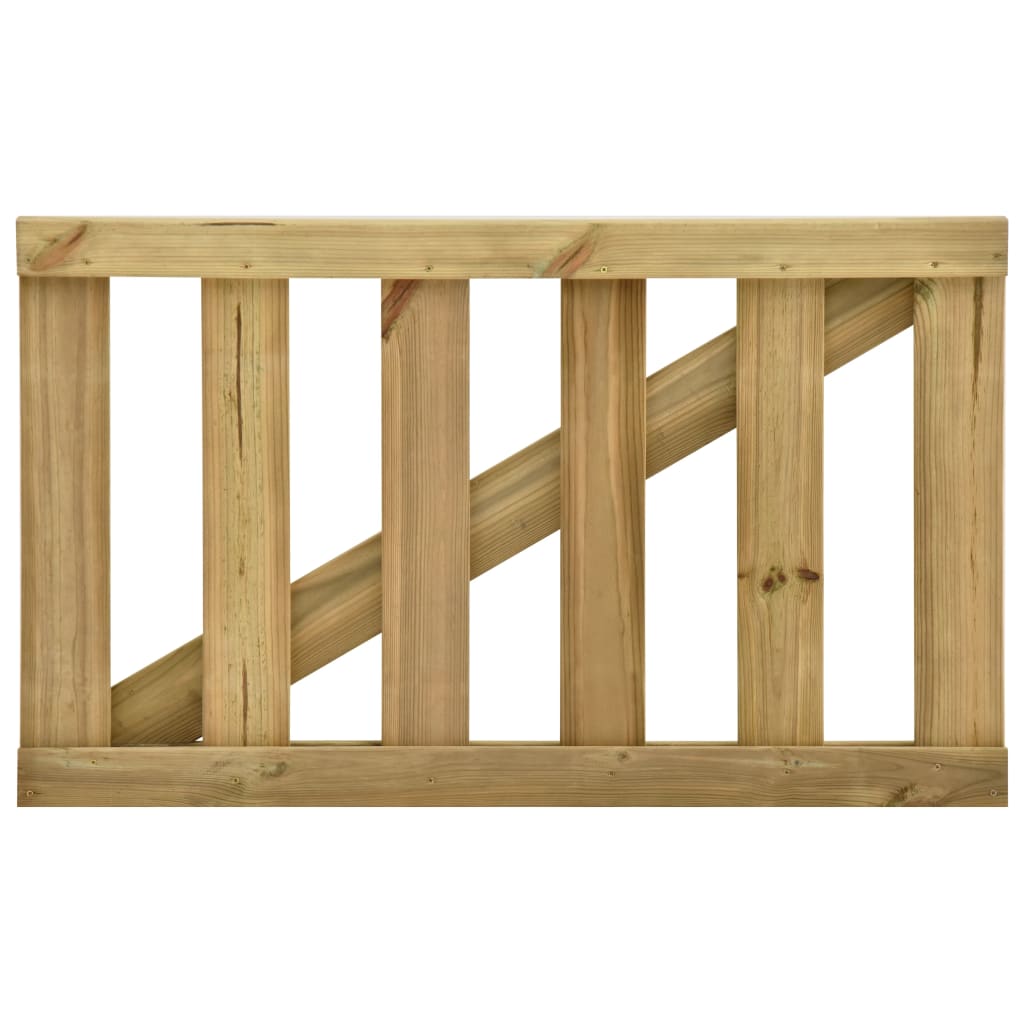 vidaXL Poort gelat 100x60 cm geïmpregneerd grenenhout vidaXL Poort gelat 100x60 cm geïmpregneerd grenenhout