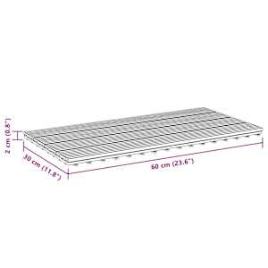 Dlažba na terasu 6 pcs Šedý 60 x 30 cm Dřevoplast - obrázek 7