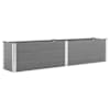 vidaXL aia taimelava 250 x 50 x 54 cm, puidu-plasti segu, hall