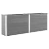 vidaXL aia taimelava 250 x 50 x 91 cm, puidu-plasti segu, hall