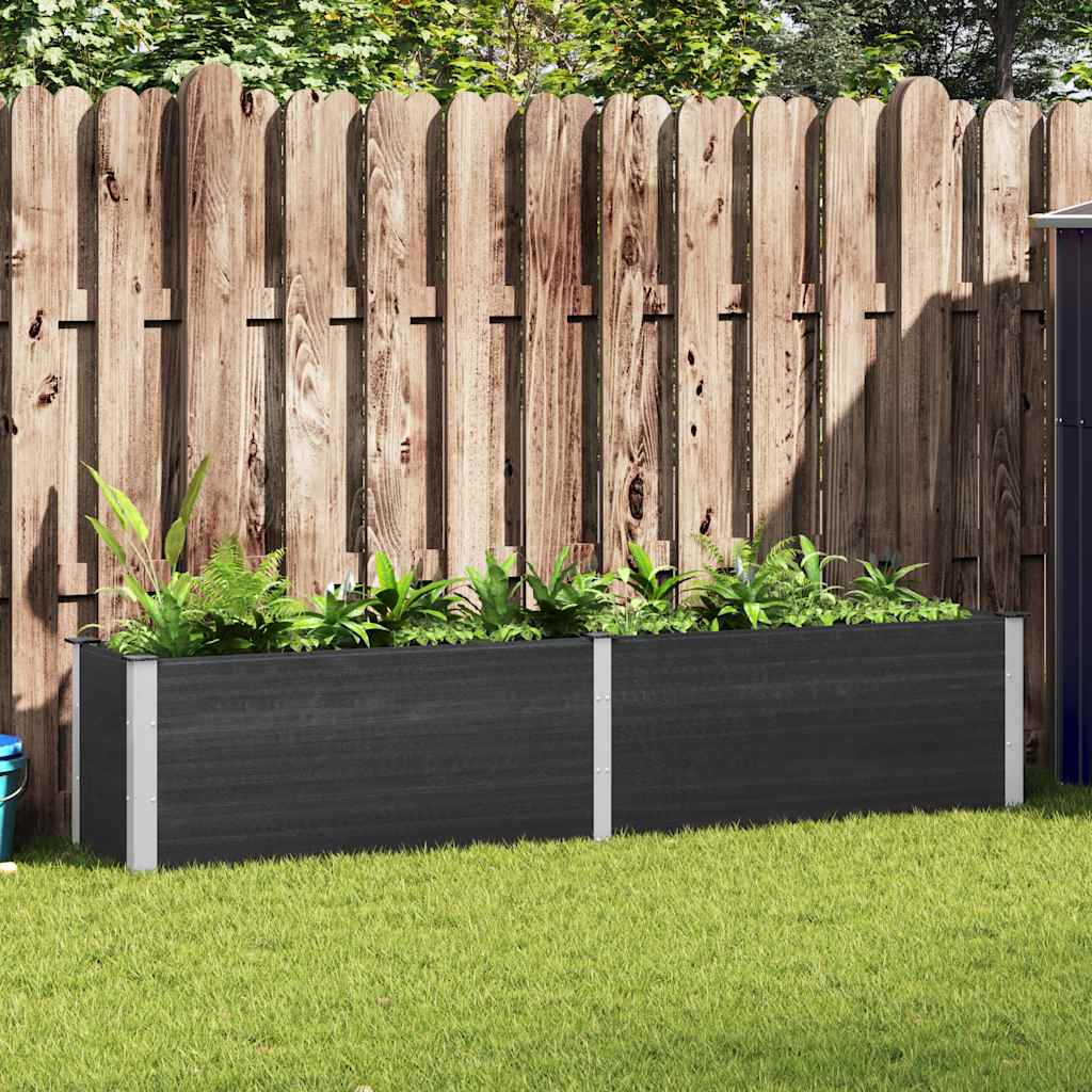 aia taimelava 250 x 50 x 91 cm, puidu-plasti segu, hall