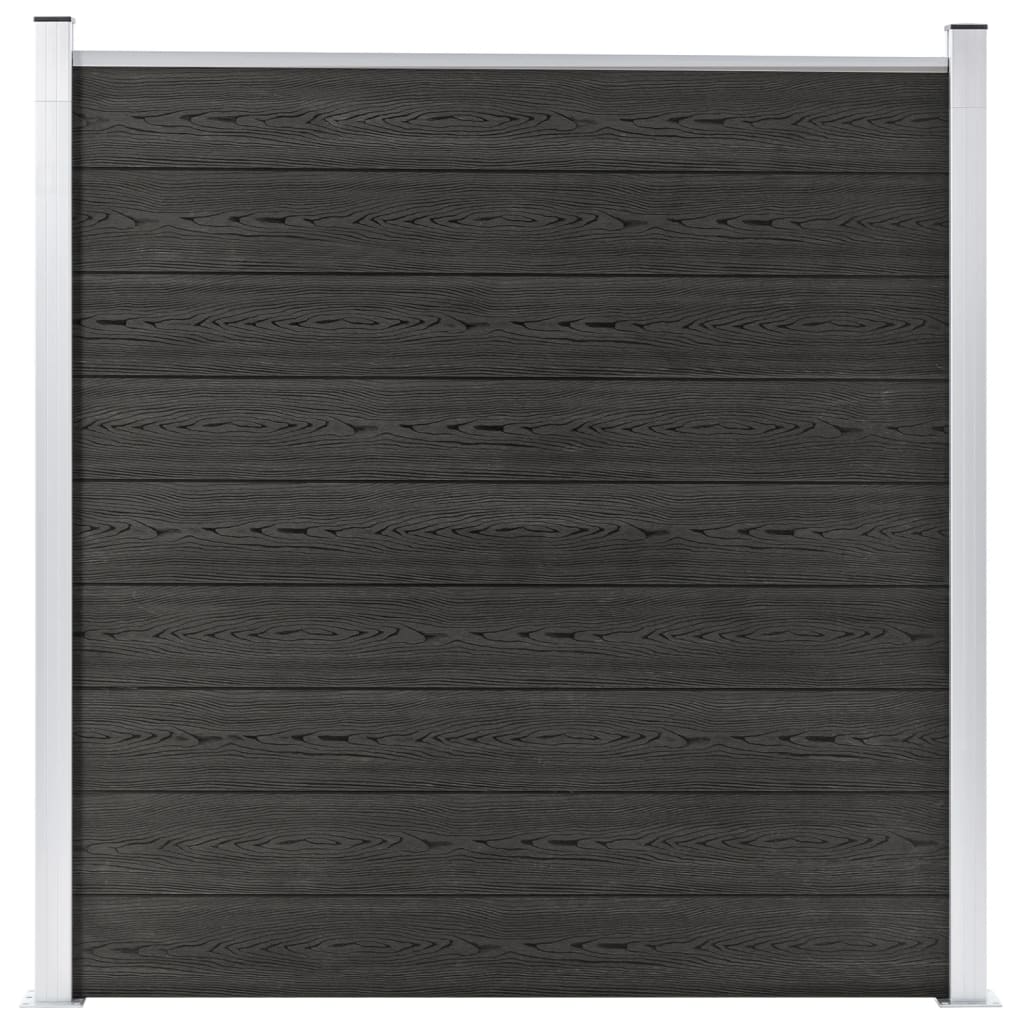 vidaXL Clôture de jardin WPC 180x186 cm Gris