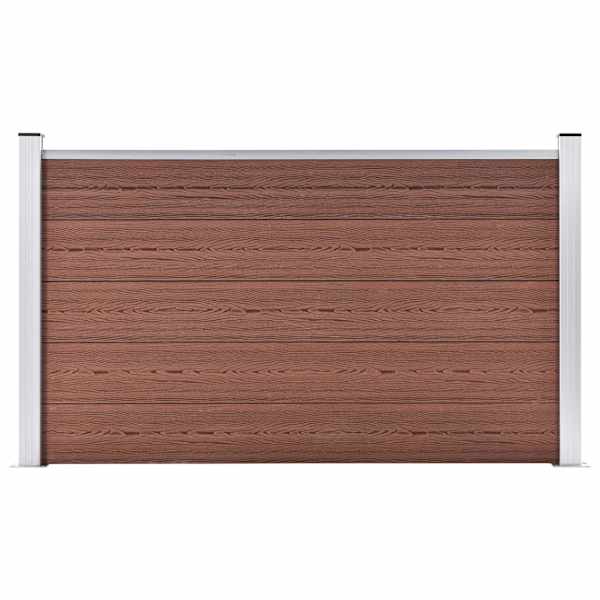 vidaXL aiapiire, WPC, 180 x 105 cm pruun