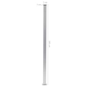 Plotové sloupky 2 ks hliník 185 cm - obrázek 9