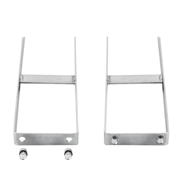 vidaXL aia maavaiad 2 tk, WPC aiale, teras, 40 cm