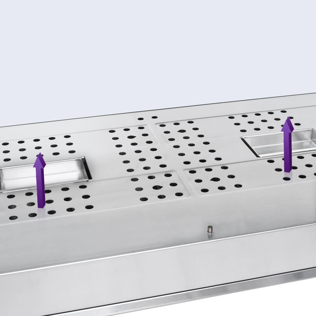 Rozsdamentes acél elektromos gasztronorm ételmelegítő 1200 W 